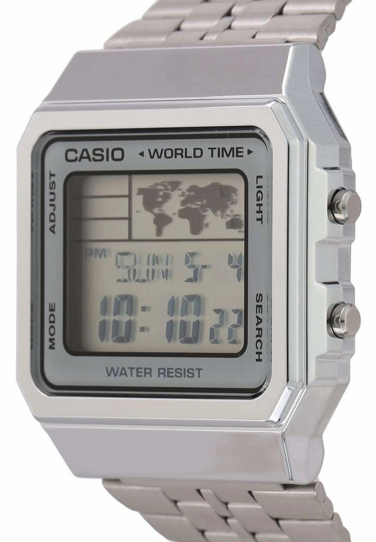 Casio Vintage A500WA-7D Silver Stainless Watch Unisex