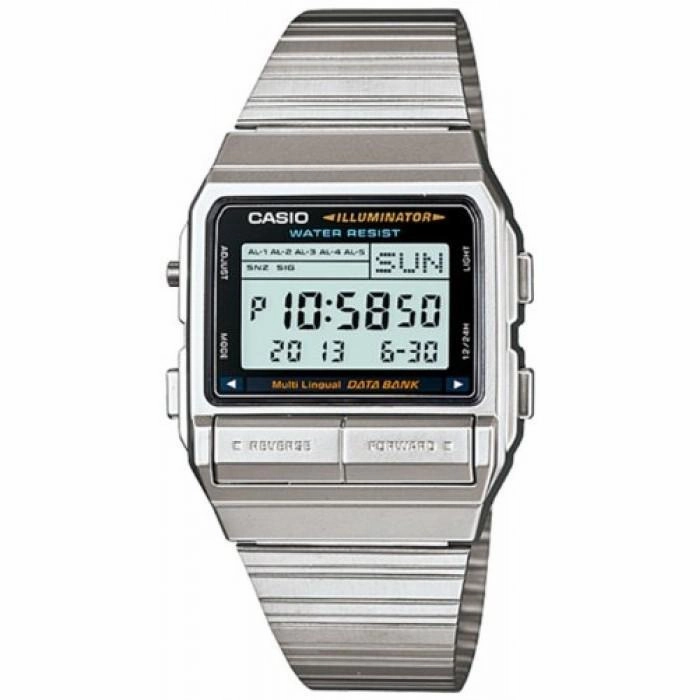 Casio Vintage DB-380-1D Silver Stainless Watch For Men and Women