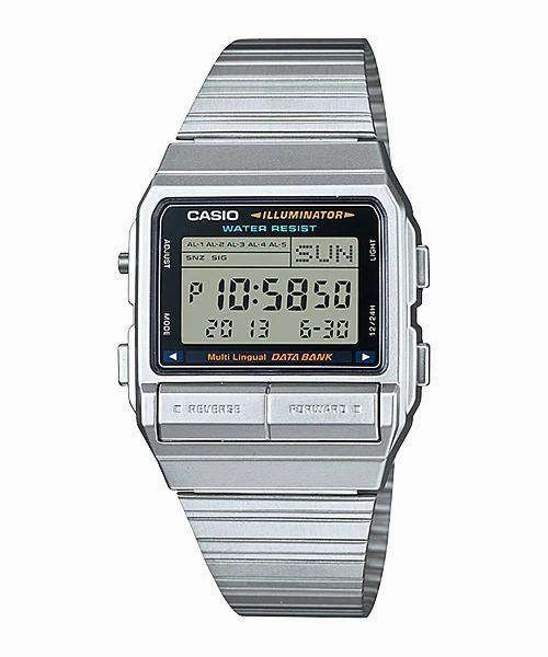 Casio Vintage DB-380-1D Silver Stainless Watch For Men and Women