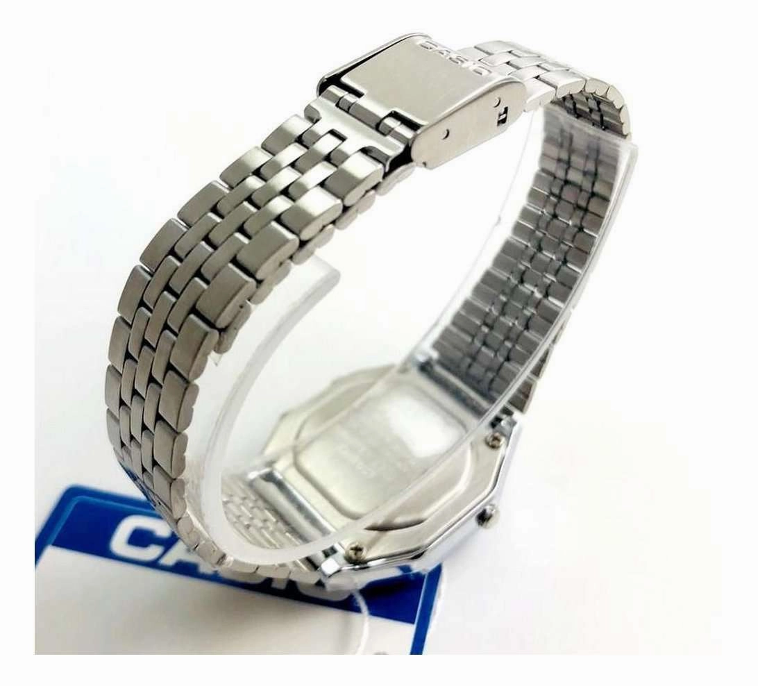 Casio Vintage LA680WA-7DF Silver Stainless  Watch for Women