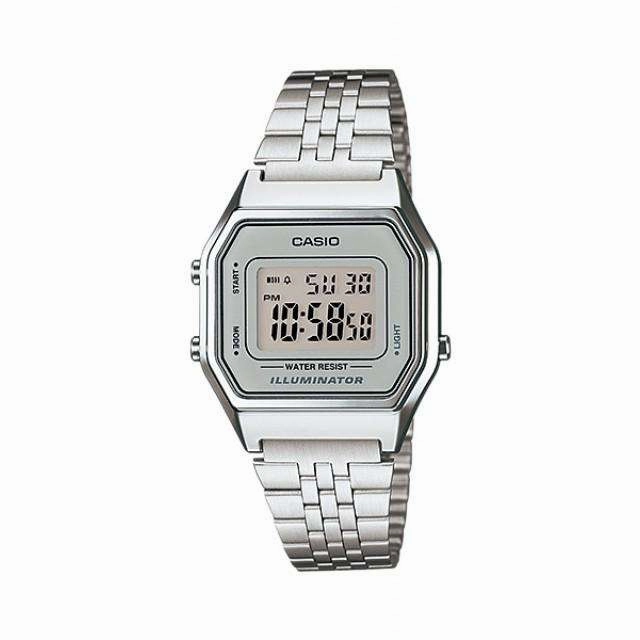 Casio Vintage LA680WA-7DF Silver Stainless  Watch for Women