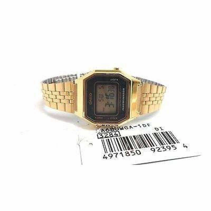 Casio Vintage LA680WGA-1D Gold Plated Watch For Women