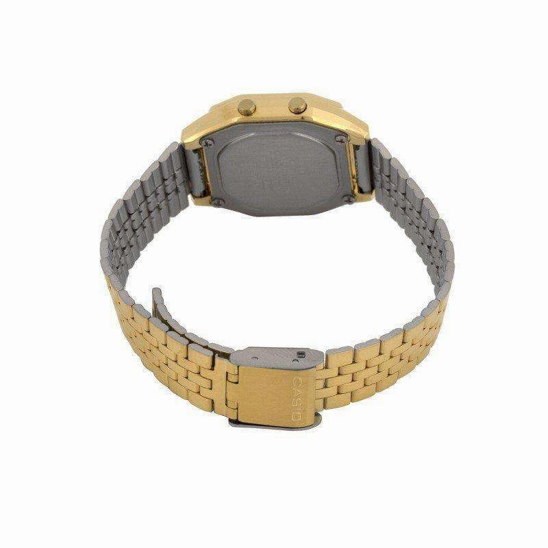 Casio Vintage LA680WGA-9B Gold Plated Watch For Women