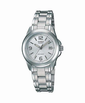 Casio Vintage LTP-1215A-7A Silver Watch for Women