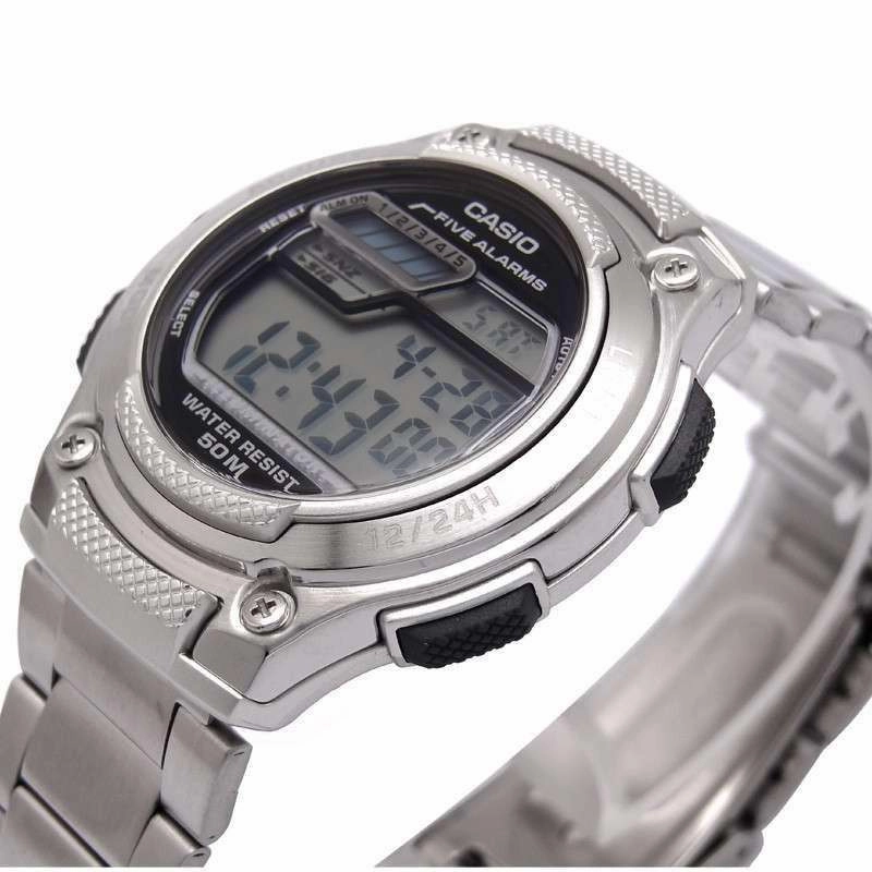 Casio W-212HD-1AVDF Silver Watch for Men
