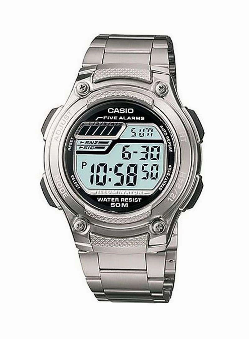 Casio W-212HD-1AVDF Silver Watch for Men