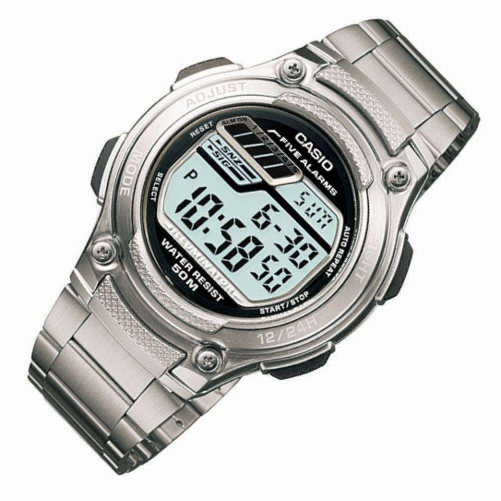 Casio W-212HD-1AVDF Silver Watch for Men