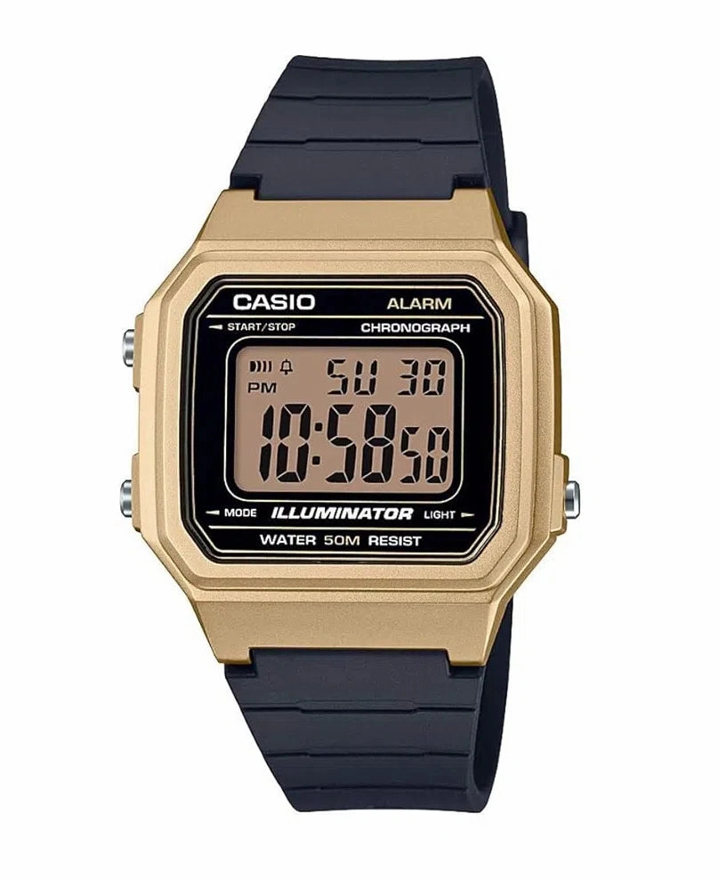 Casio W-217HM-9A Digital Rubber Strap Watch