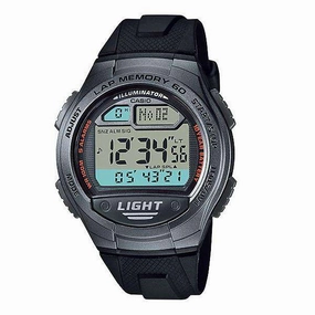 Casio W-734-1AVDF Black Resin Watch for Men