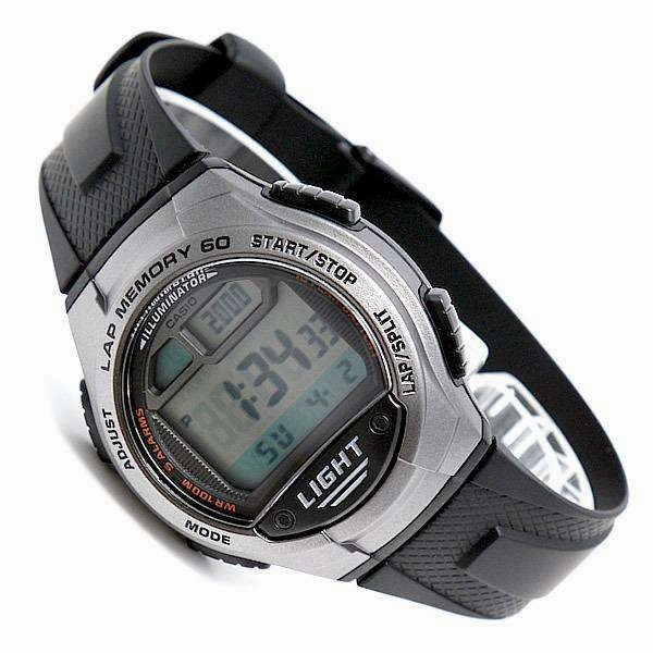 Casio W-734-1AVDF Black Resin Watch for Men