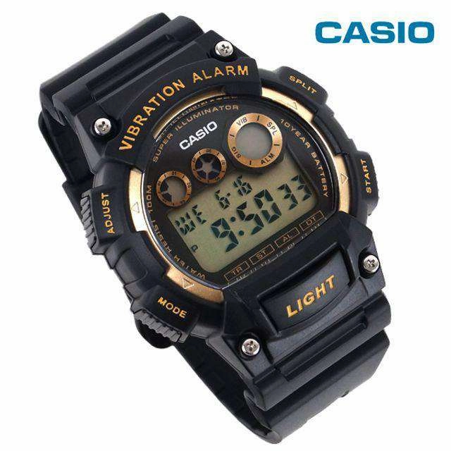 Casio W-735H-1A2 Black Resin Watch for Men