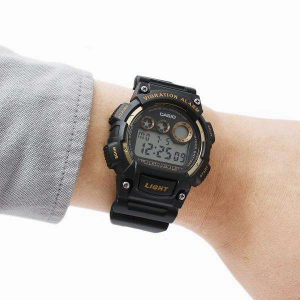Casio W-735H-1A2 Black Resin Watch for Men