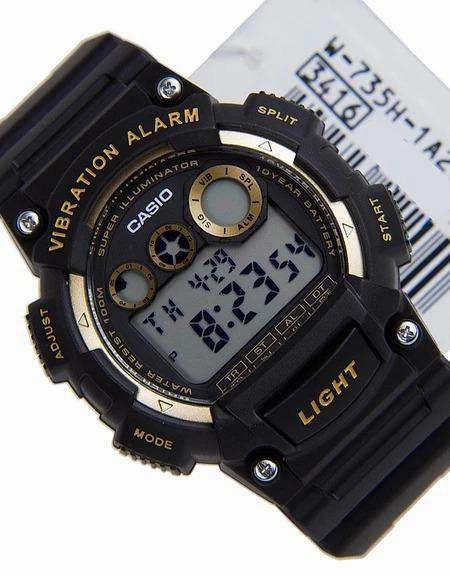 Casio W-735H-1A2 Black Resin Watch for Men