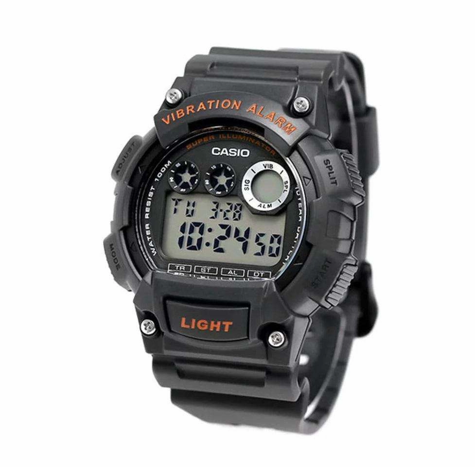 Casio W-735H-8A Black Resin Watch for Men