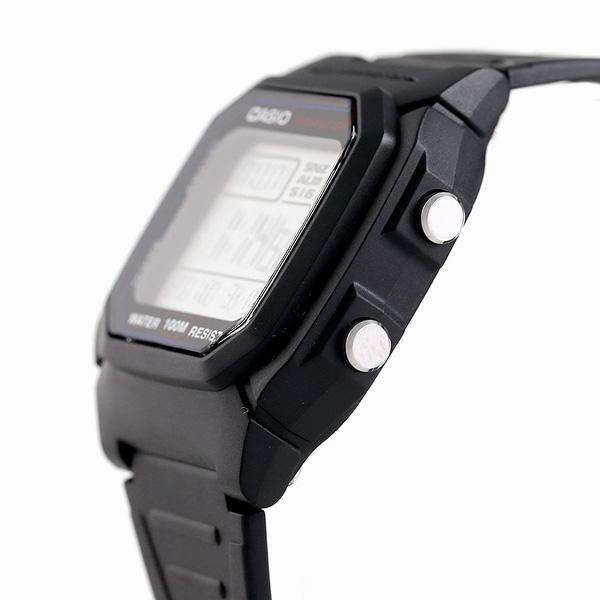 Casio W-800H-1AVDF Black Resin Strap Watch for Men