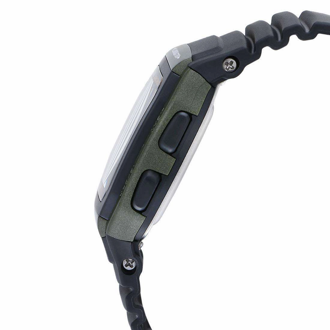 Casio W-96H-3AVDF Black Resin Watch for Men and Women