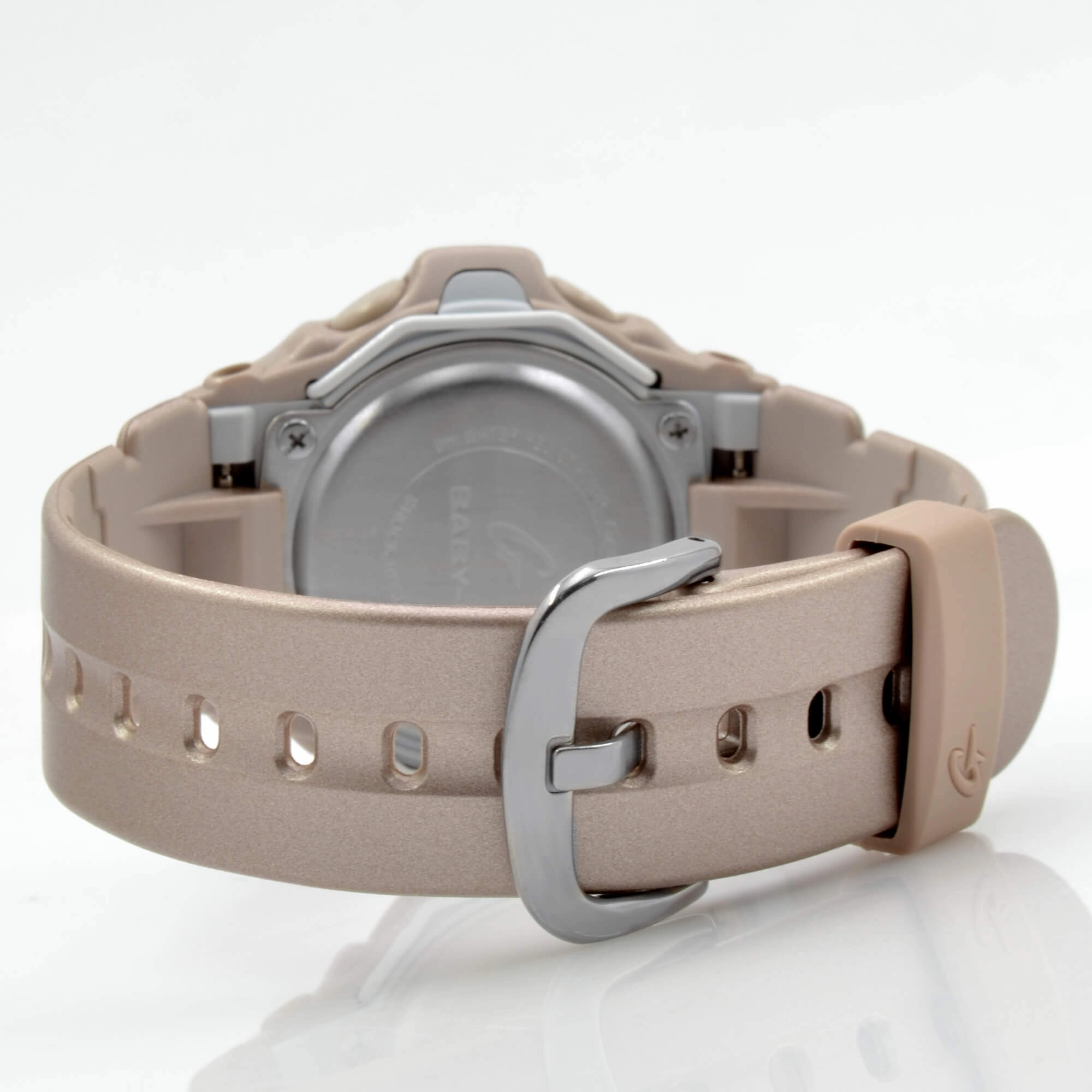 Casio Women's Alarm Quartz Baby-G Grey Dial Pink Resin Strap Digital Watch | BG169G-4