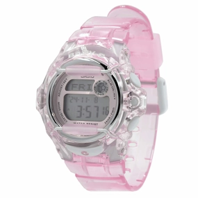 Casio Women's Alarm Watch - Baby-G Pink Transparent Strap Digital Dial | BG169R-4