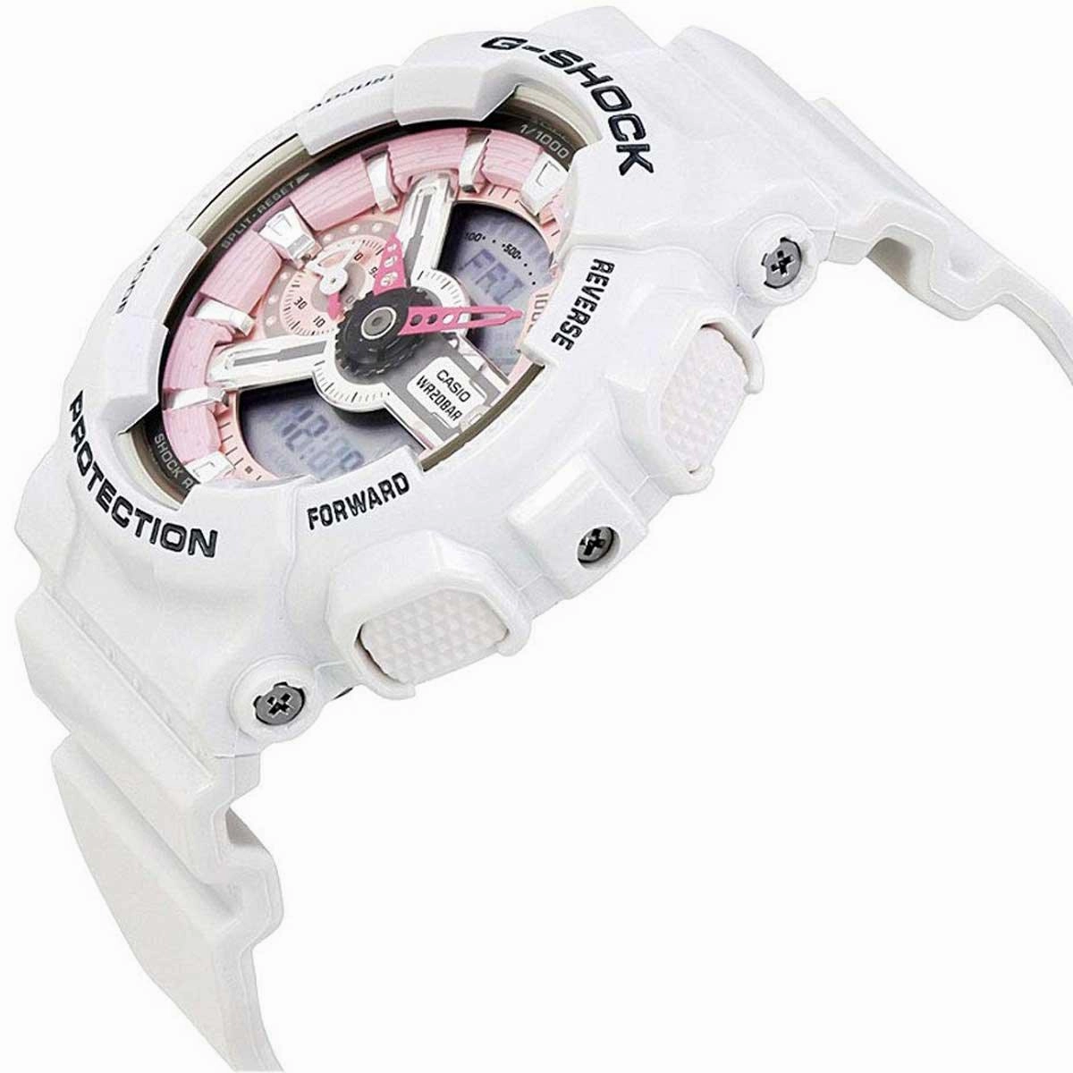 Casio Women's Alarm Watch - G-Shock S Series Dive Ana-Digi Grey Dial | GMAS110MP-7A