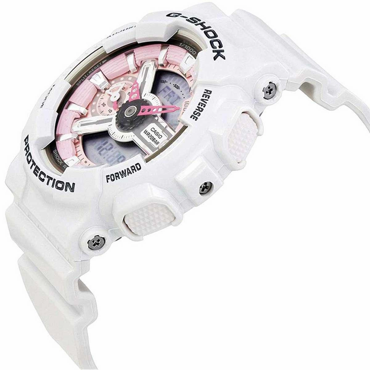 Casio Women's Alarm Watch - G-Shock S Series Dive Ana-Digi Grey Dial | GMAS110MP-7A