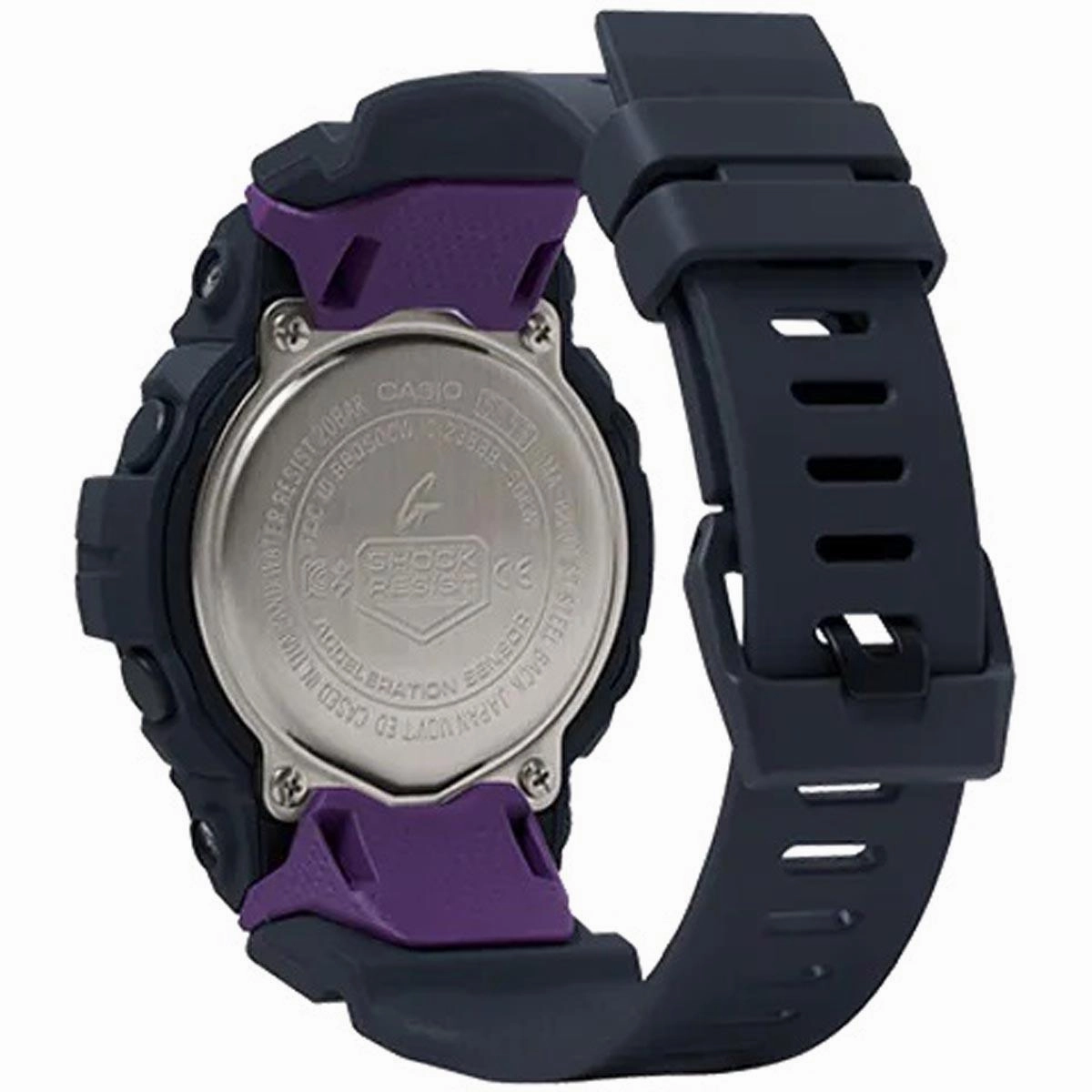 Casio Women's Bluetooth Watch - G-Shock Analog-Digital Dial Grey Strap | GMAB800-8A