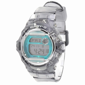 Casio Women's Digital Alarm Watch - Baby-G Quartz Teal & Grey Dial | BG169R-8B