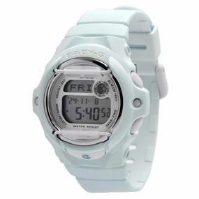 Casio Women's Digital Watch - Baby-G Digital Dial Light Green Strap Dive | BG169R-3