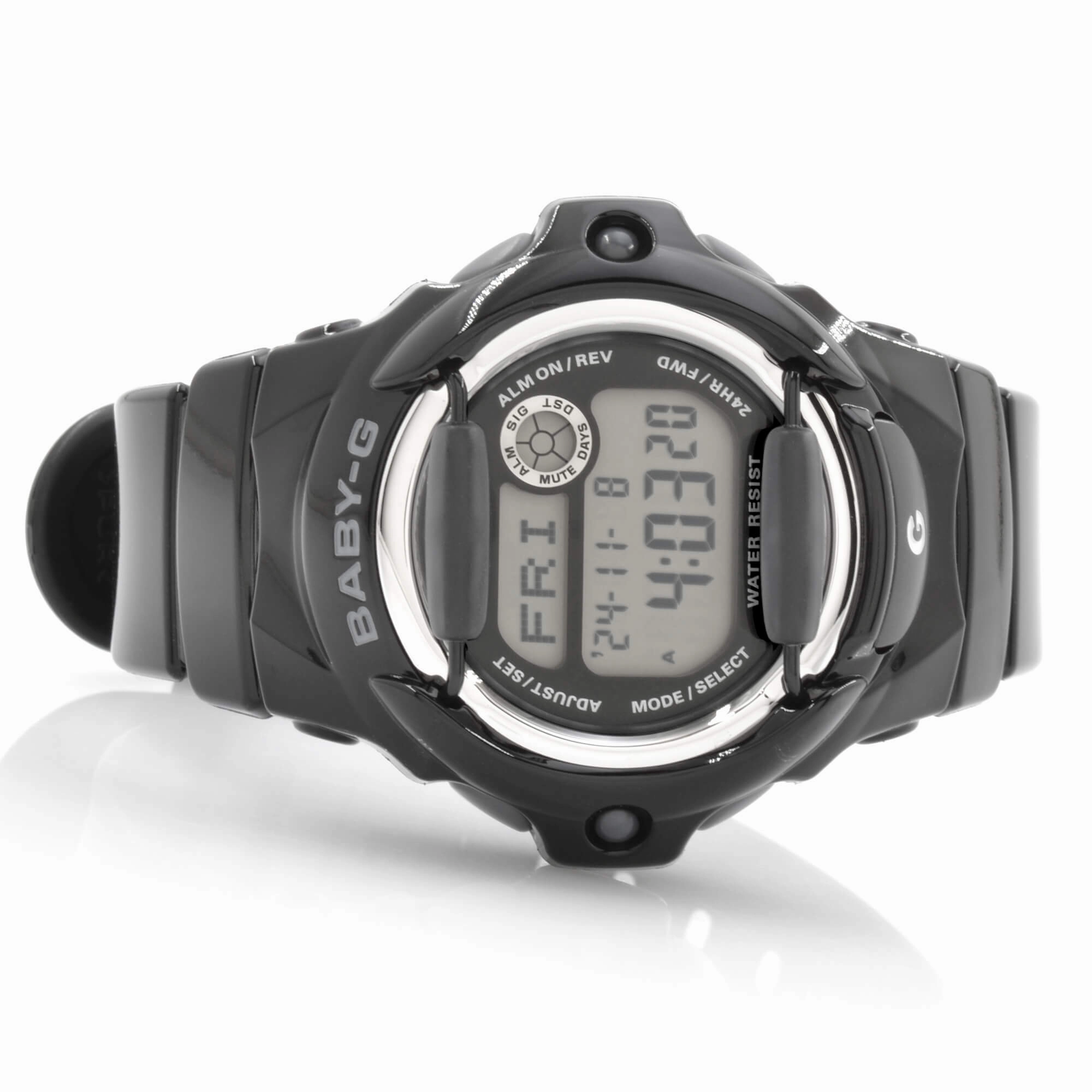 Casio Women's Dive Watch - Baby-G Grey Digital Dial Resin Strap | BG169R-1