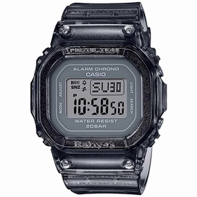 Casio Women's Quartz Watch - Baby-G Black Semi-Transparent Resin Strap | BGD560S-8