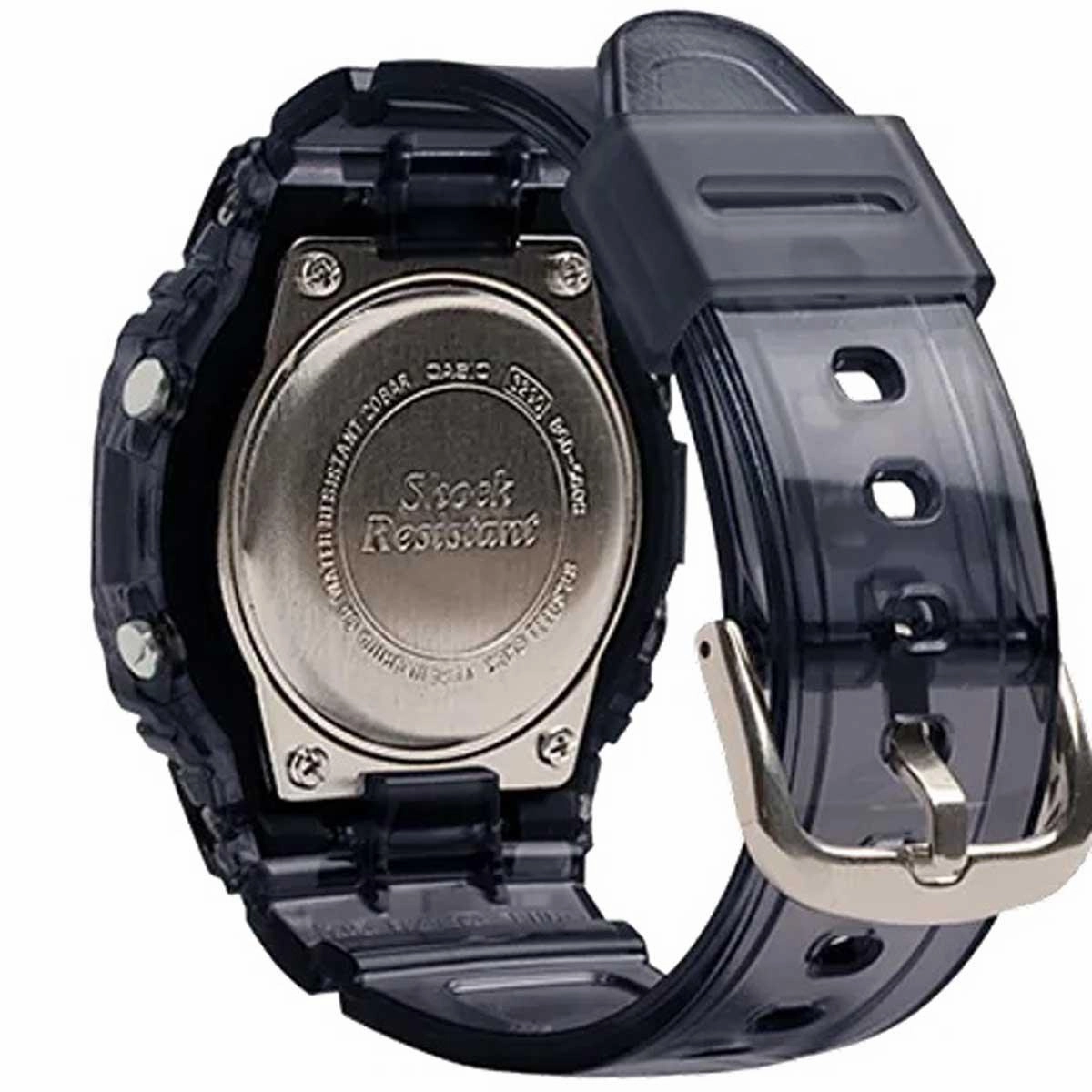 Casio Women's Quartz Watch - Baby-G Black Semi-Transparent Resin Strap | BGD560S-8