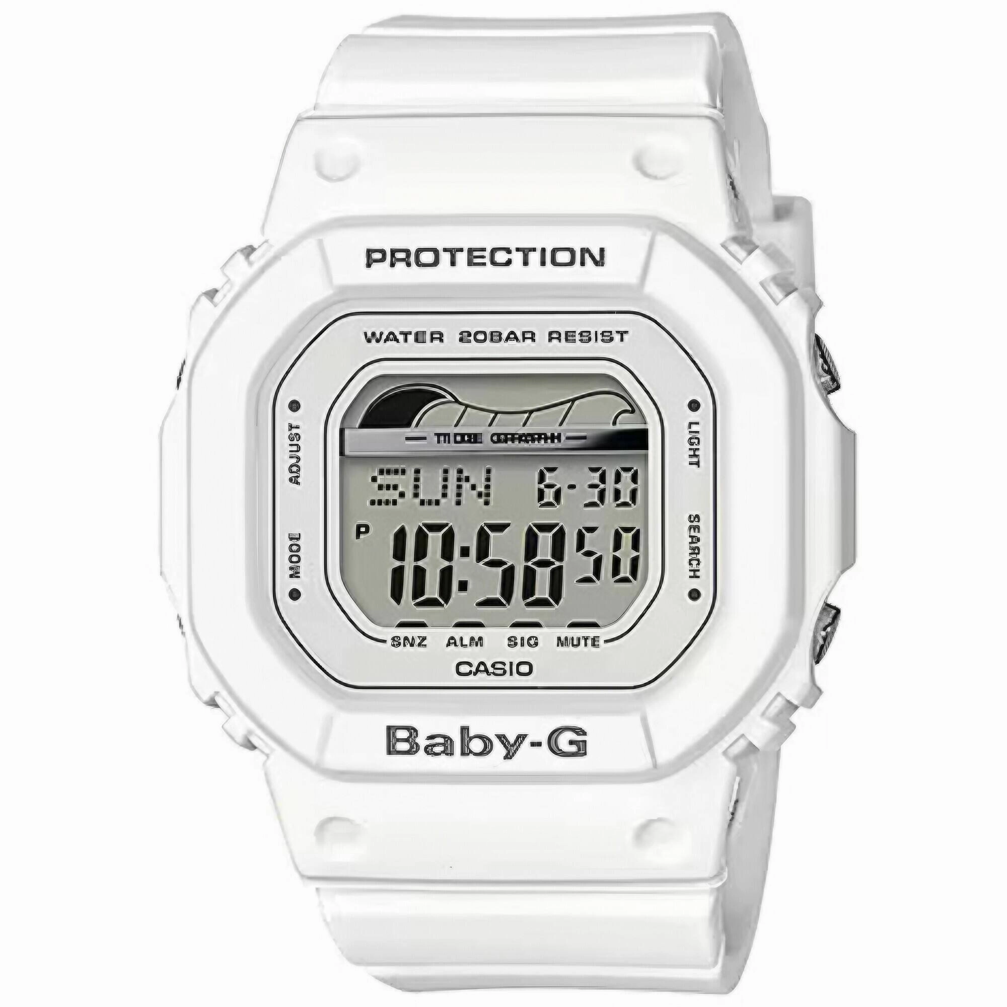 Casio Women's Watch - Baby-G World Time White Resin Strap Digital Dial | BLX560-7