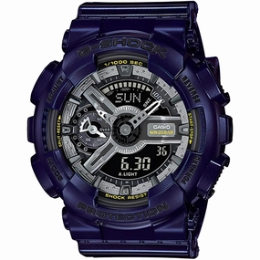 Casio Women's Watch - G-Shock Analog-Digital Dial Blue Resin Strap | GMAS110MC-2A