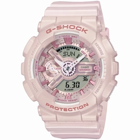 Casio Women's Watch - G-Shock Analog-Digital Dial Light Pink Strap | GMAS110ST-4A