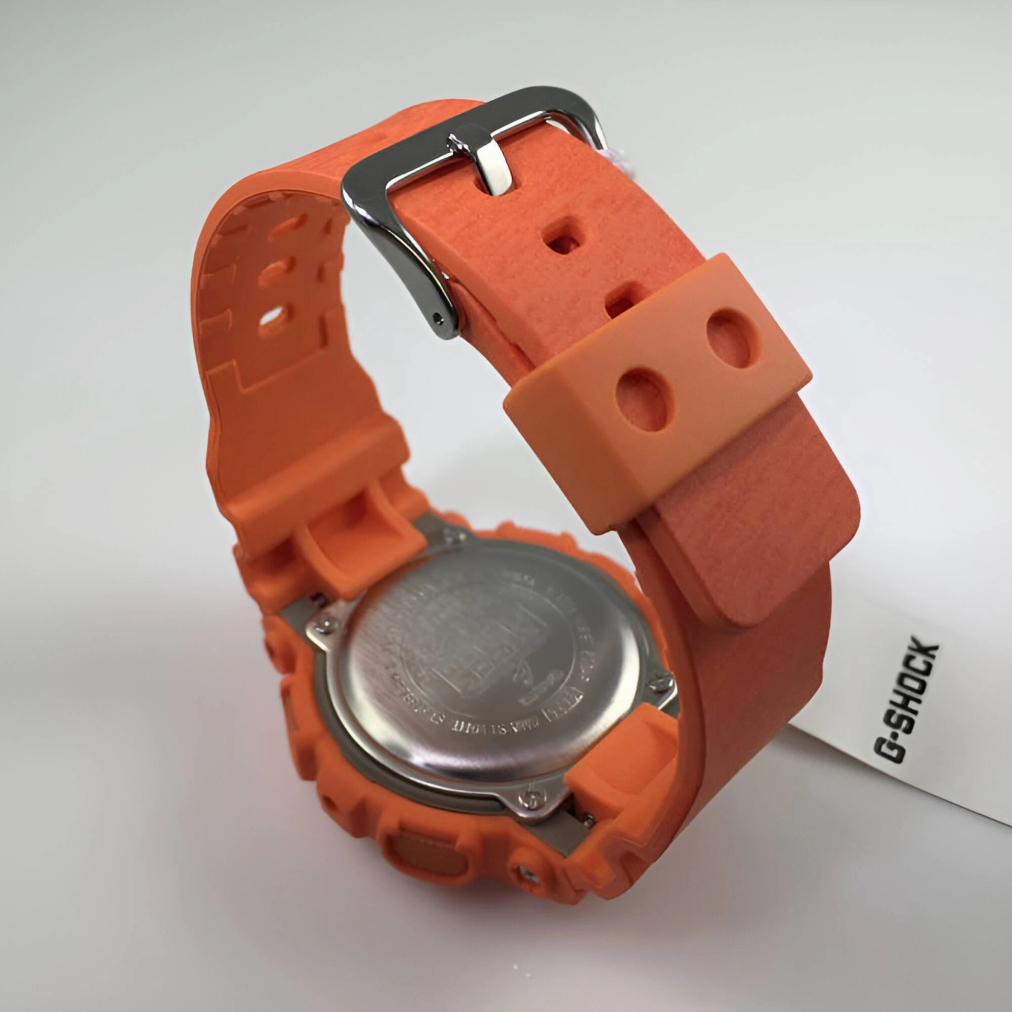 Casio Women's Watch - G-Shock Analog-Digital Dial Orange Resin Strap | GMAS110HT-4A
