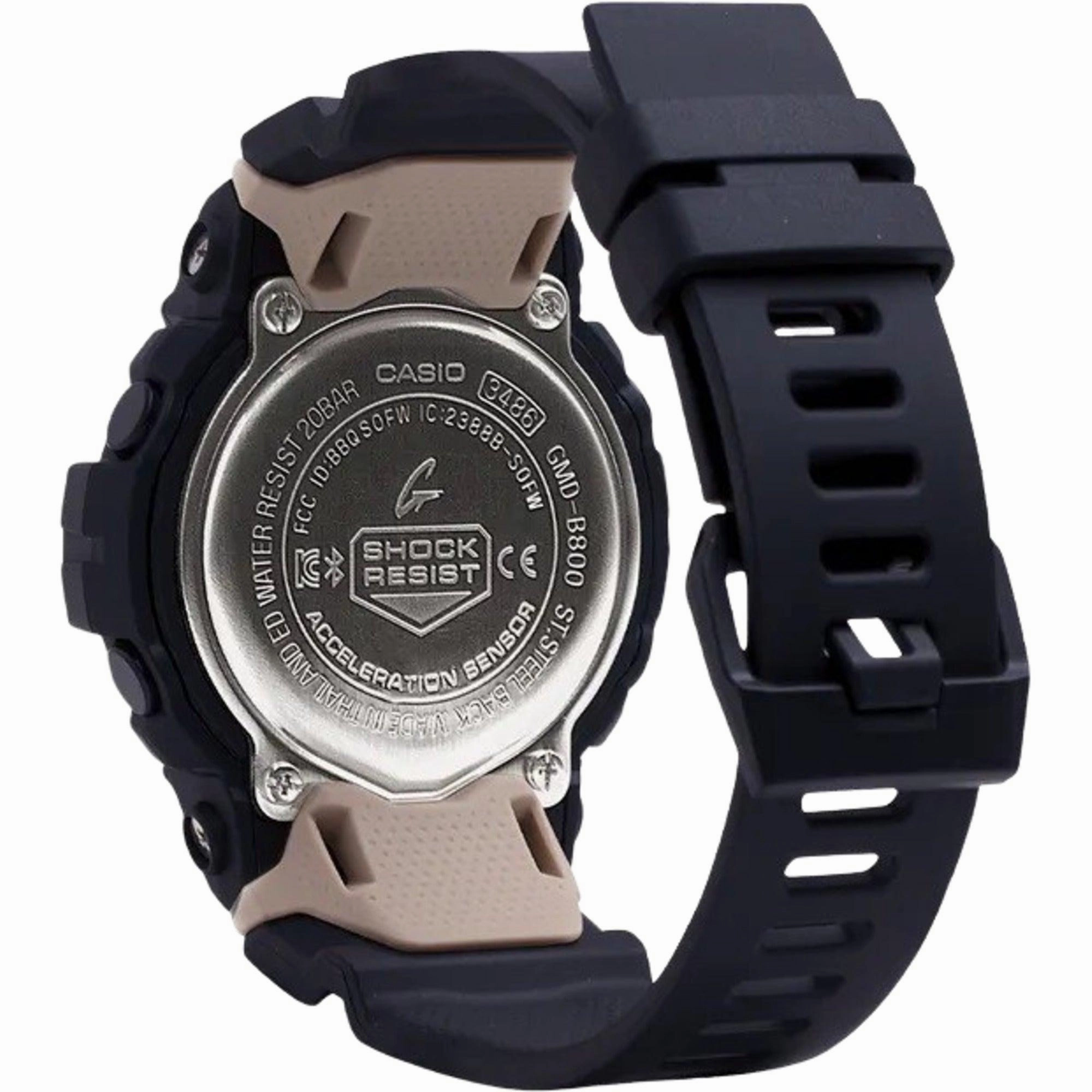 Casio Women's Watch - G-Shock Move Quartz Black Digital Dial Resin Strap | GMDB800-1