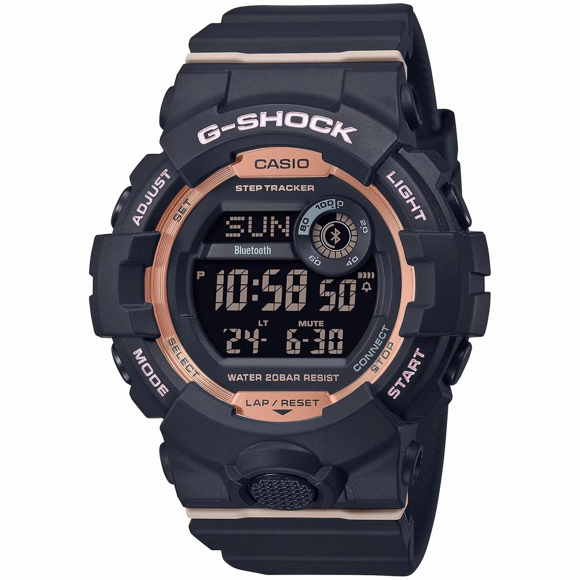 Casio Women's Watch - G-Shock Move Quartz Black Digital Dial Resin Strap | GMDB800-1