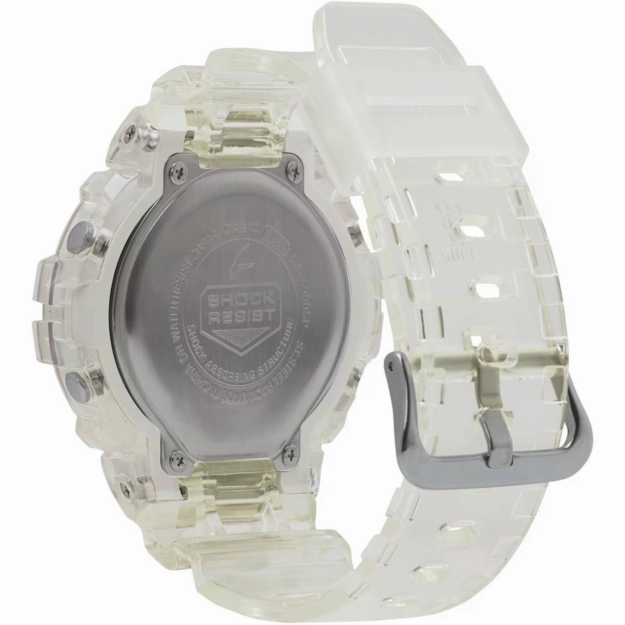 Casio Women's Watch - G-Shock Pink and Grey Ana-Digi Dial Resin Strap | GMDS6900SR-7