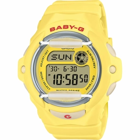 Casio Women's Watch Baby-G World Time Yellow and Grey Dial Strap BG-169CH-9CR