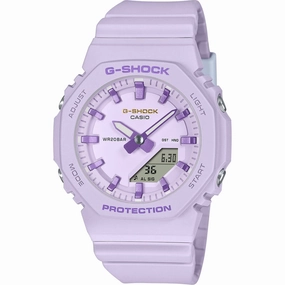 Casio Women's Watch G-Shock Purple Resin Strap Analog-Digital GMA-P2125W-6ACR