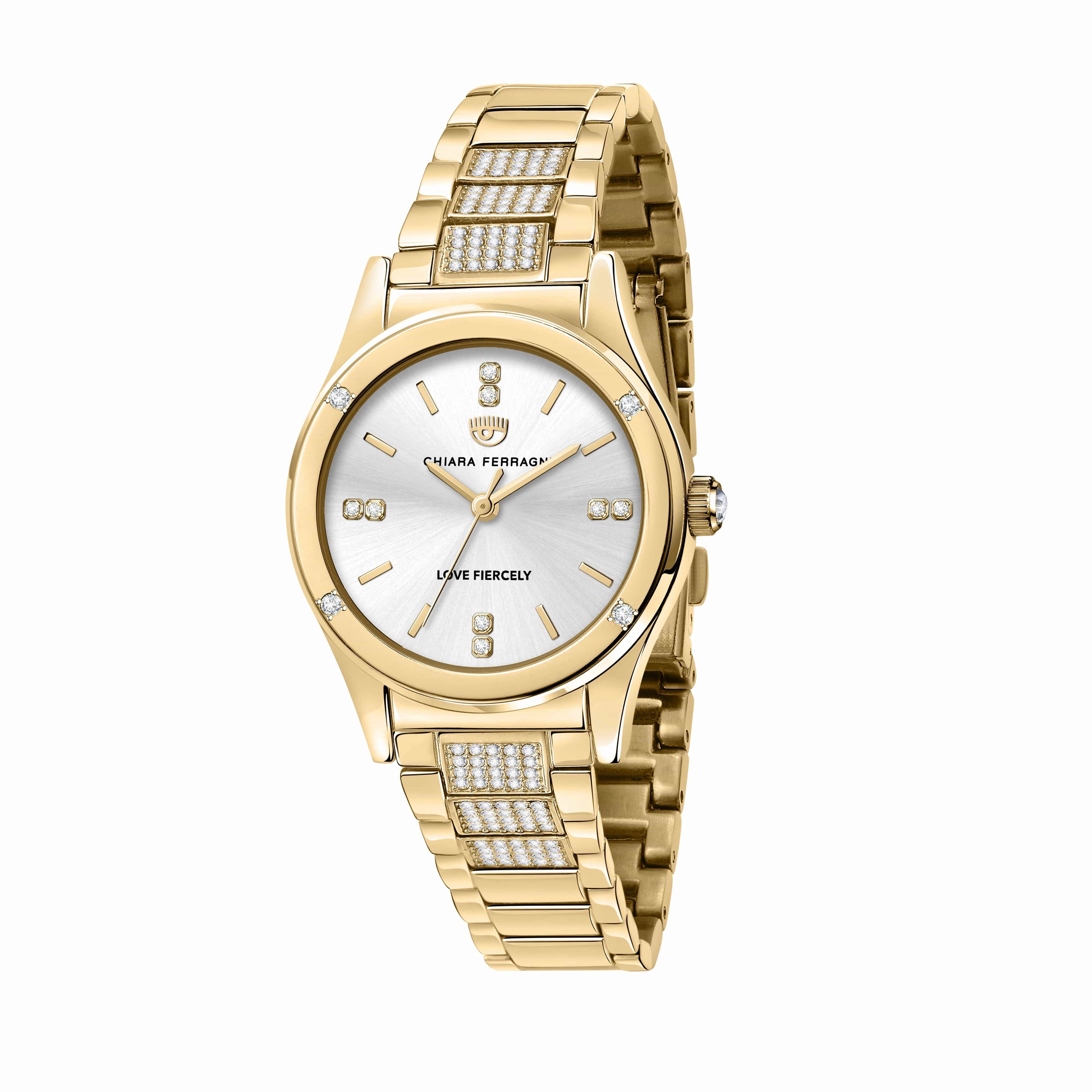 Chiara Ferragni Contemporary Gold Watch