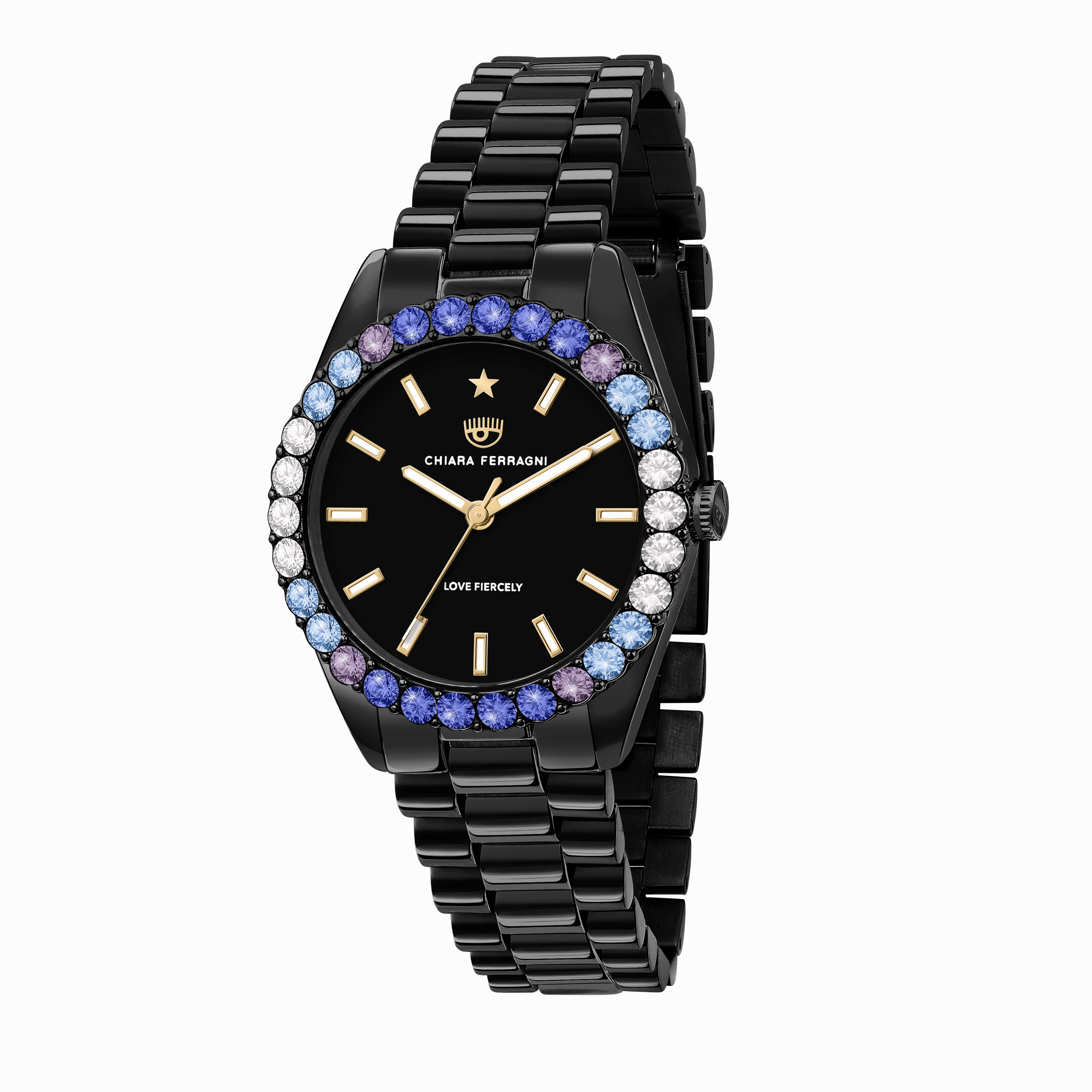 Chiara Ferragni Everyday Black Zircon Watch