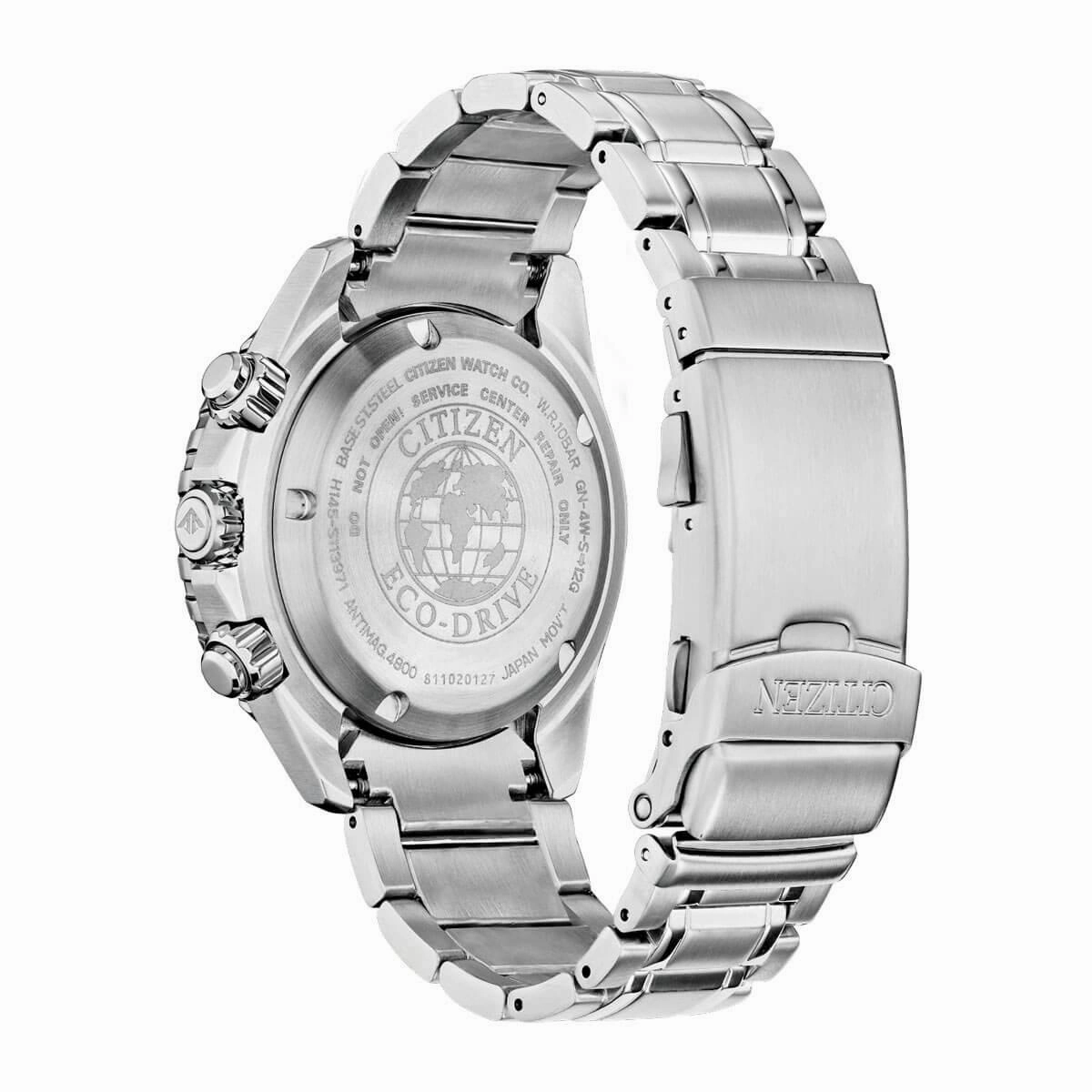 Citizen Men's Chronograph Watch - Professional Diver Blue Dial Bracelet | CA0710-58L