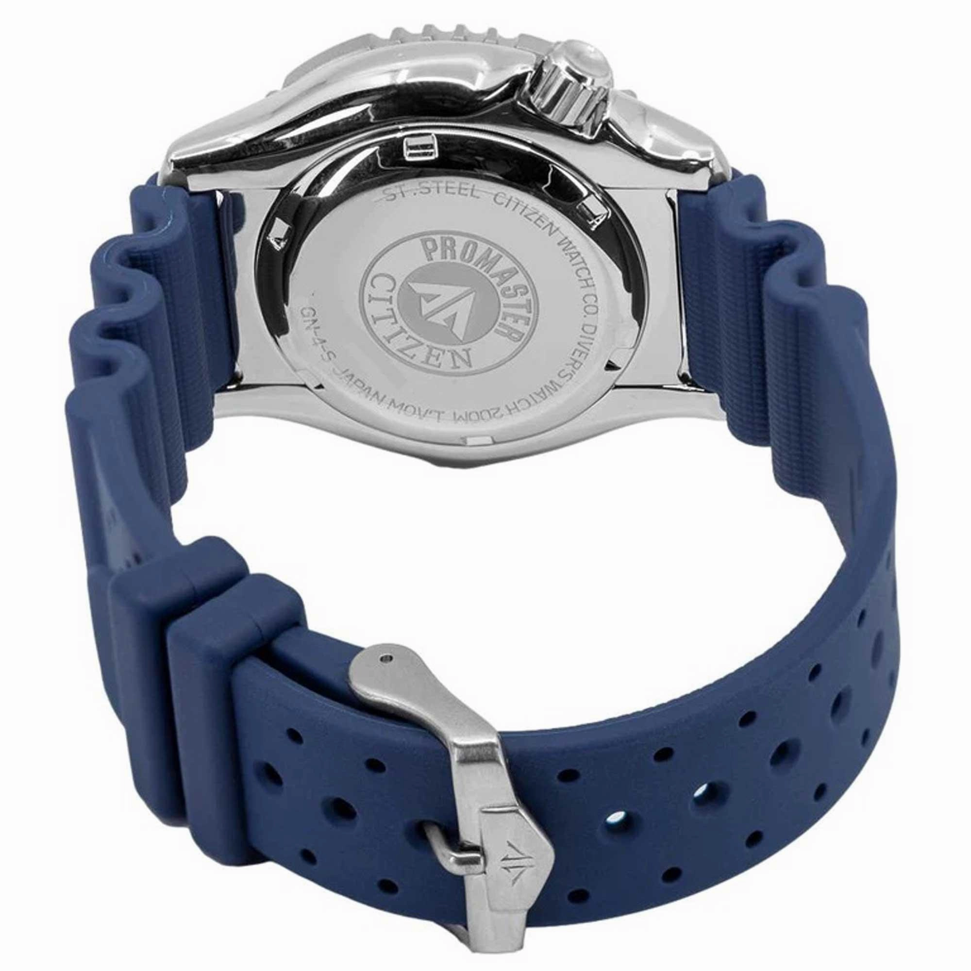 Citizen Men's Left Handed Watch - Promaster Blue Dial Rubber Strap | NY0040-17L