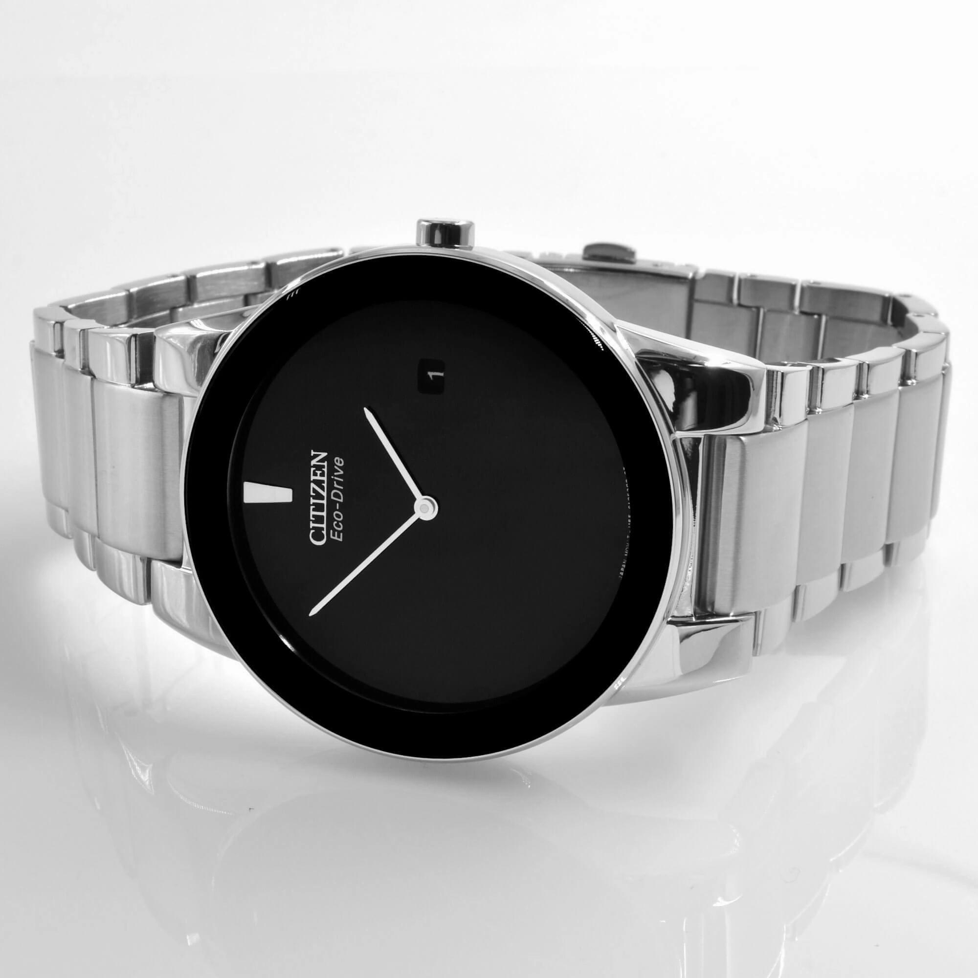 Citizen Men's Stainless Steel Watch - Axiom Eco-Drive Black Dial | AU1060-51E