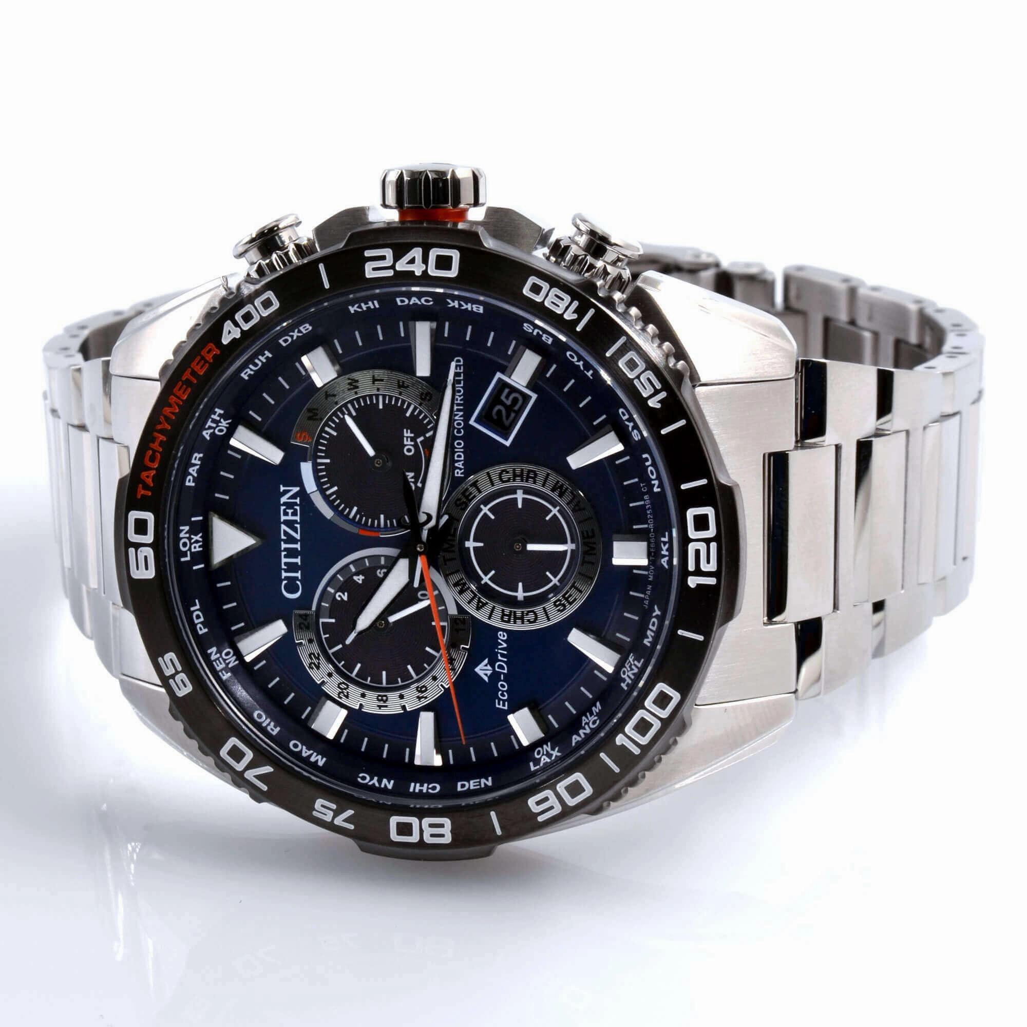 Citizen Men's Watch - Promaster Chronograph Alarm Blue and Black Dial | CB5034-82L