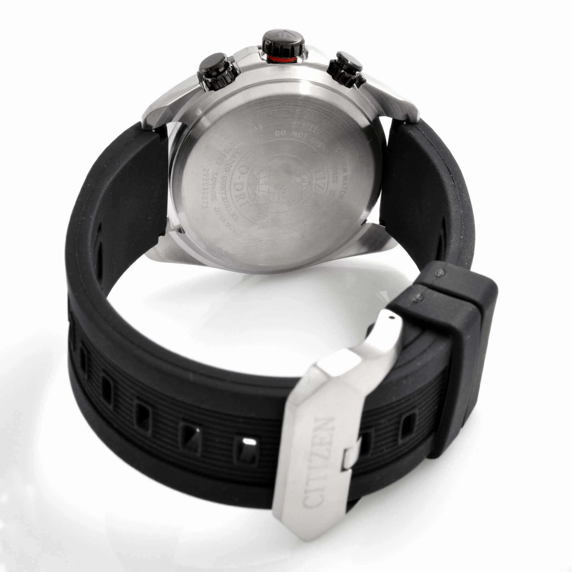 Citizen Men's Watch - Promaster Chronograph Black Polyurethane Strap | CB5036-10X