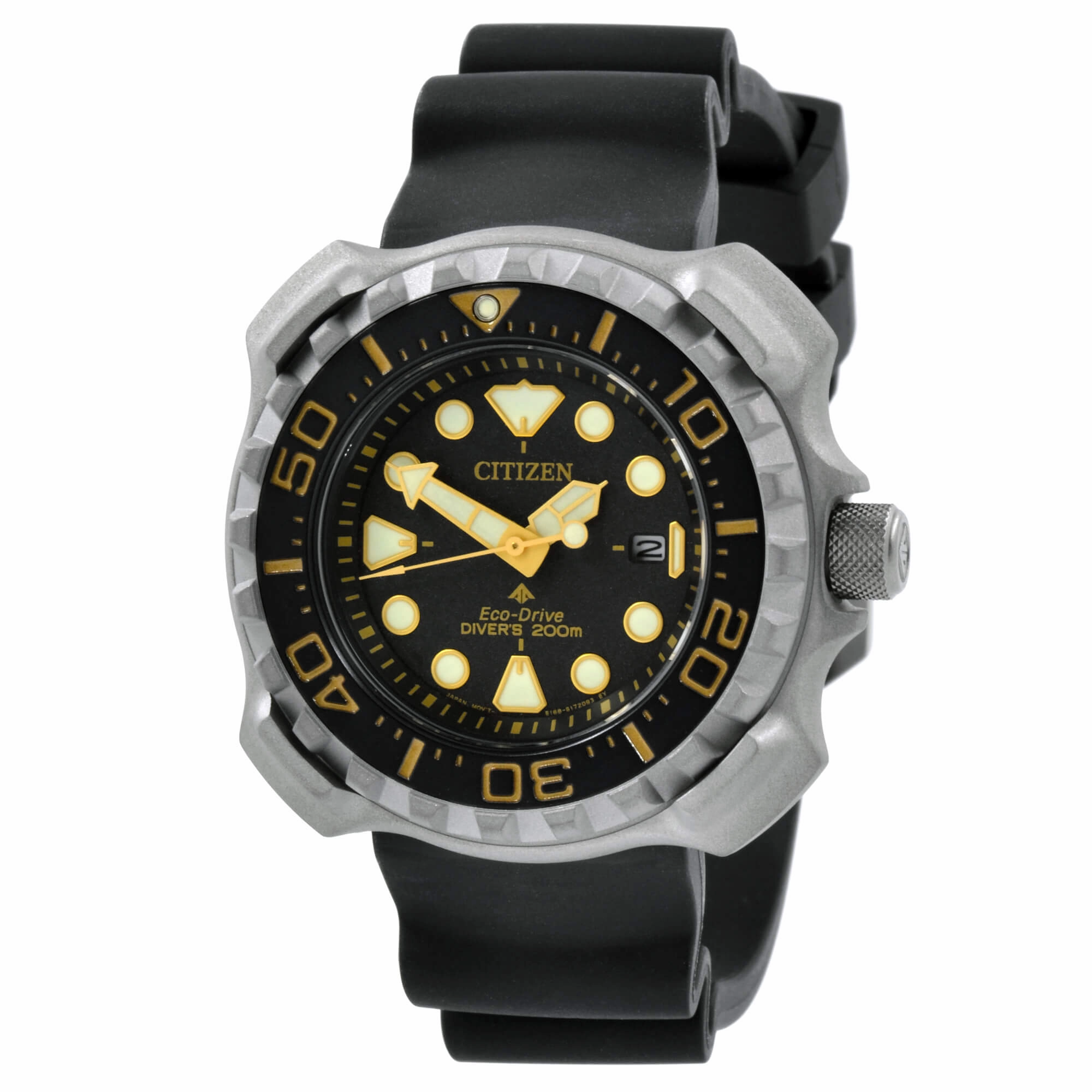 Citizen Men's Watch - Promaster Eco-Drive Black Dial Polyurethane Strap | BN0220-16E