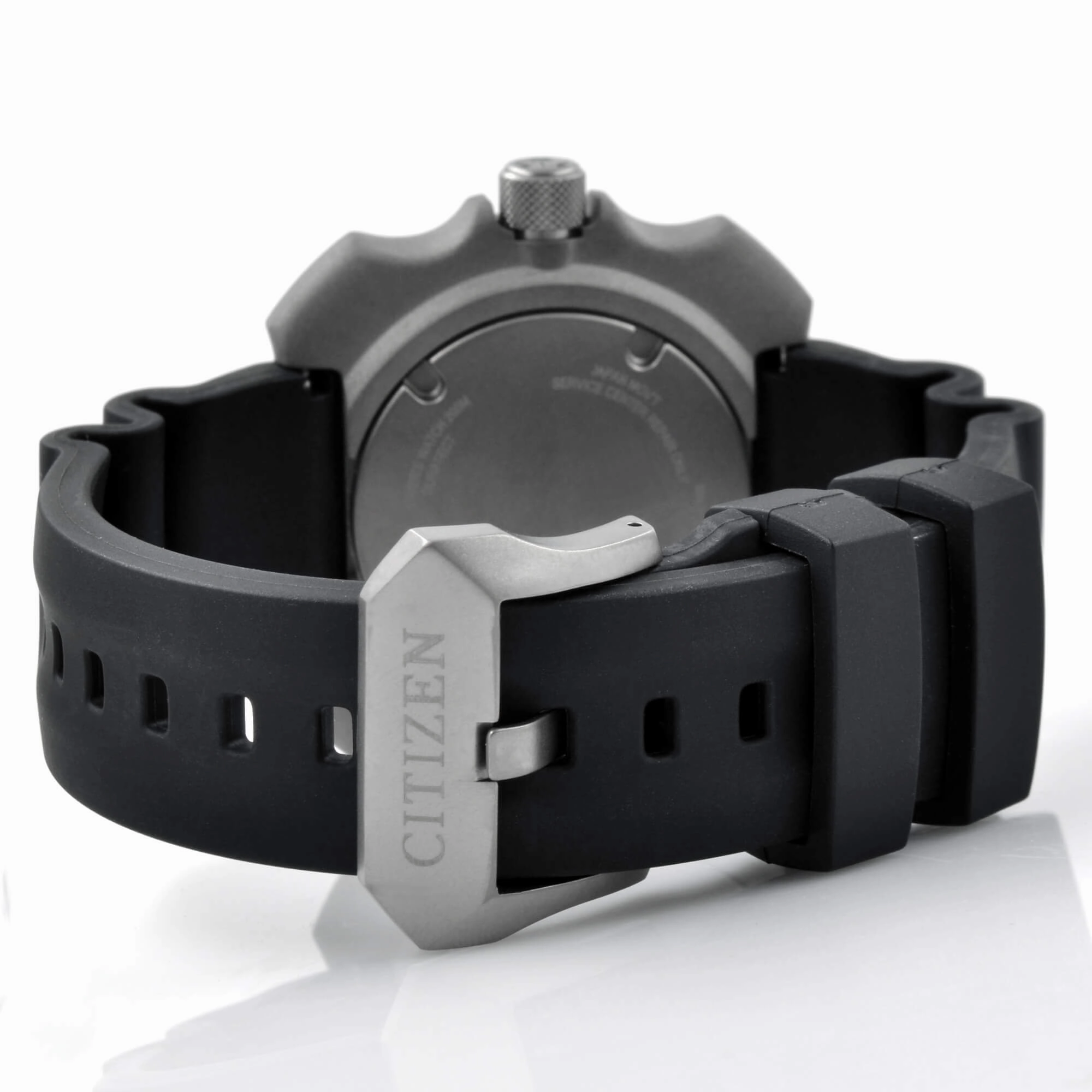 Citizen Men's Watch - Promaster Eco-Drive Black Dial Polyurethane Strap | BN0220-16E