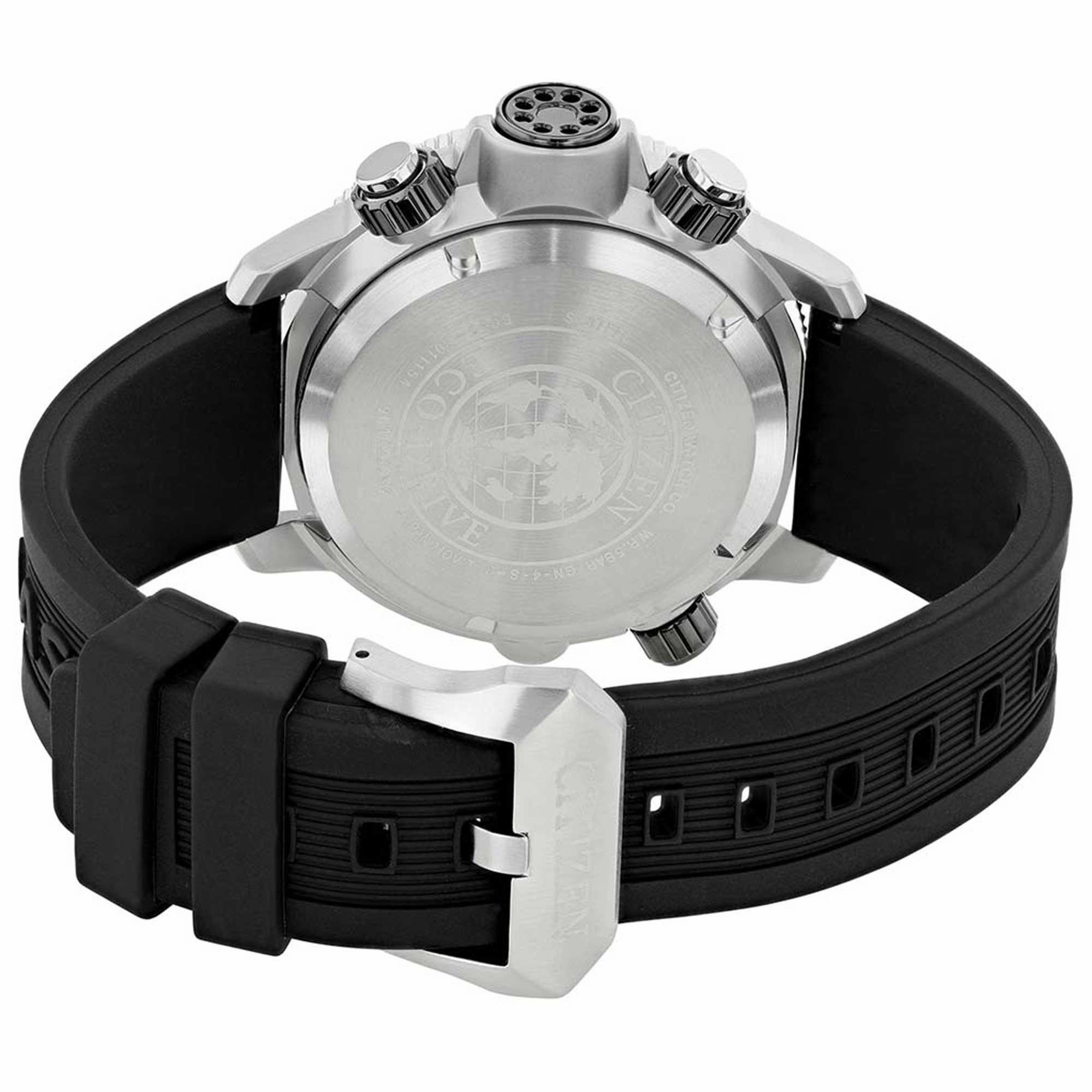 Citizen Men's Watch - Promaster Marine Aqualand Black Rubber Strap Date | BN2036-14E