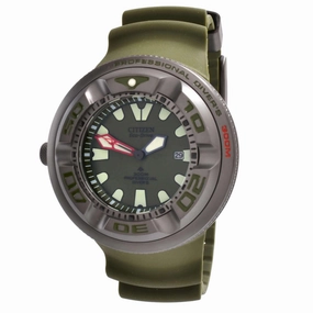 Citizen Men's Watch - Promaster Marine Rotating Bezel Olive Green Dial | BJ8057-17X